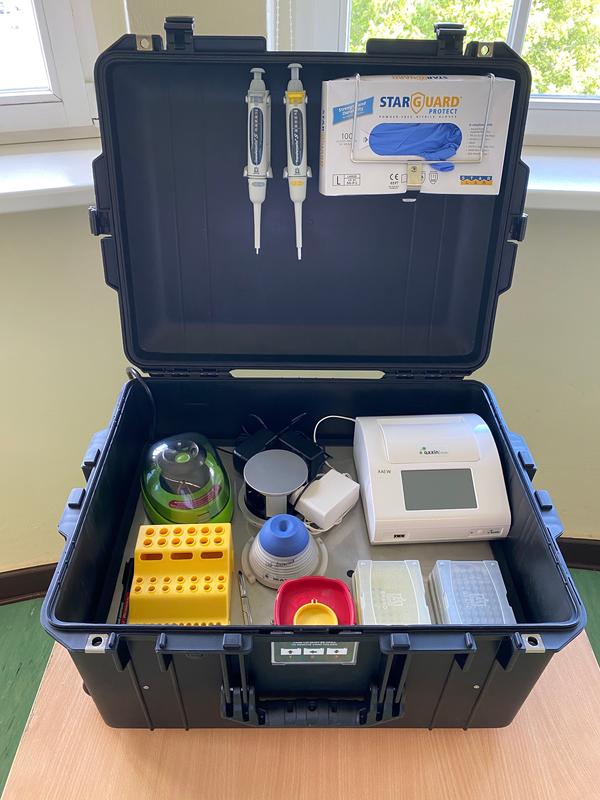 The suitcase laboratory has already been used successfully for other infectious diseases in Africa. 