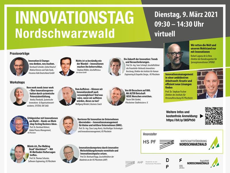 Das Programm des Innovationstags Nordschwarzwald ist umfangreich: Alles dreht sich um das Thema Innovationen voranbringen.