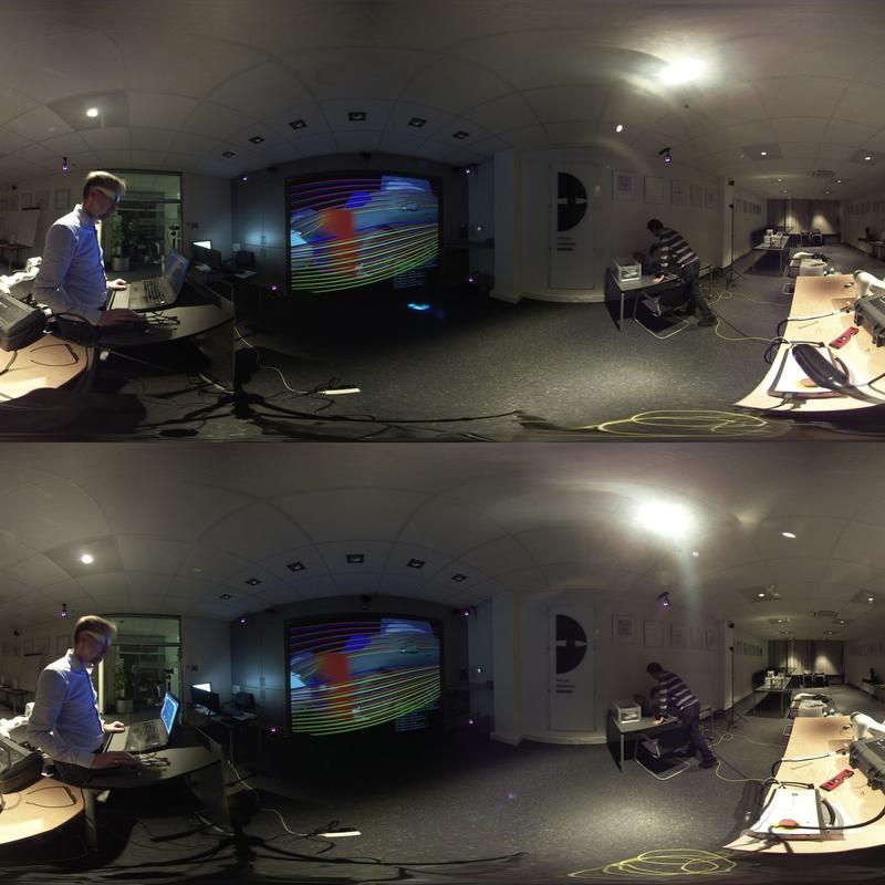 Stereoskopische 360°-Aufnahme der VDC-Räumlichkeiten