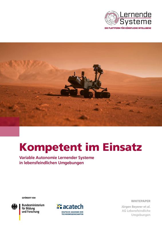 Das Whitepaper "Kompetent im Einsatz" der Plattform Lernende Systeme