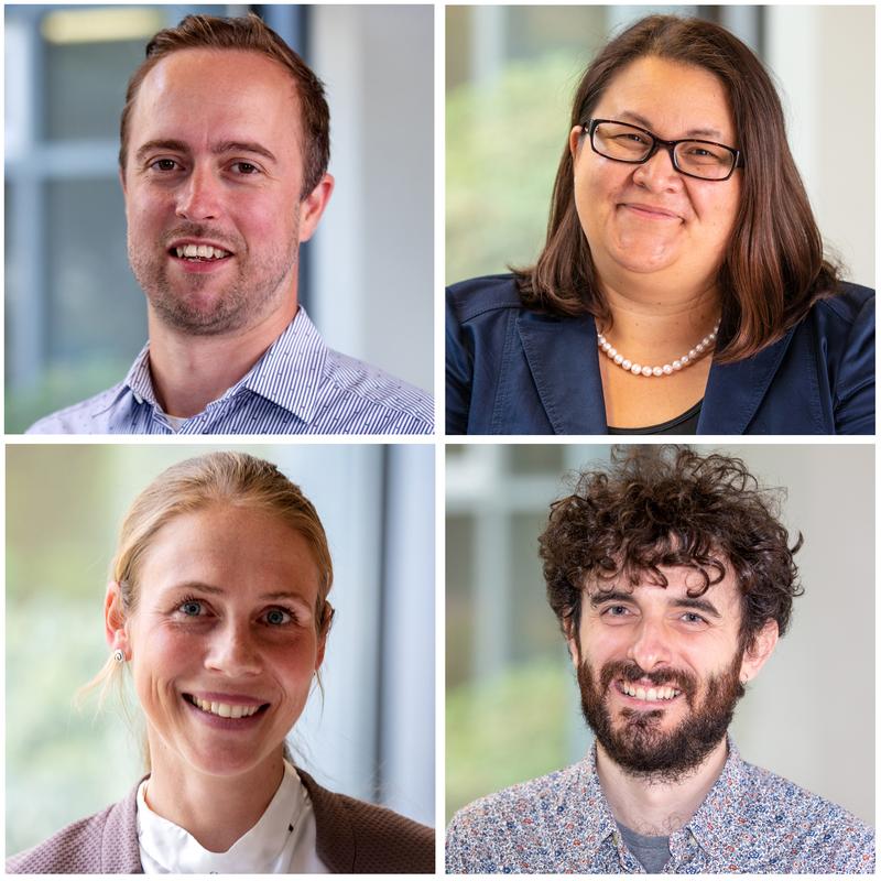 Professor Lachmann (top, left), Professor Schreiner (top, right), Professor Ravens (bottom, left) and Professor Galardini (bottom, right). 