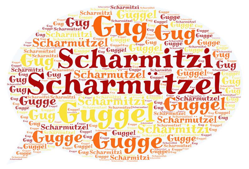 Scharmützel, Scharmitzi, Guggel oder Gug – das "Dialektologische Informationssystem für Bayerisch-Schwaben" dokumentiert viele Dialektbegriffe aus dieser Region online.