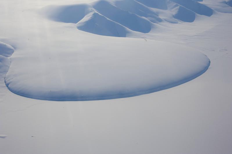 Piedmont Glacier in north-east Greenland 
