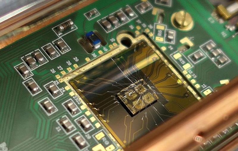 Halbleiter-Quantenchip der JARA-Kooperation des Forschungszentrums Jülich und der RWTH Aachen