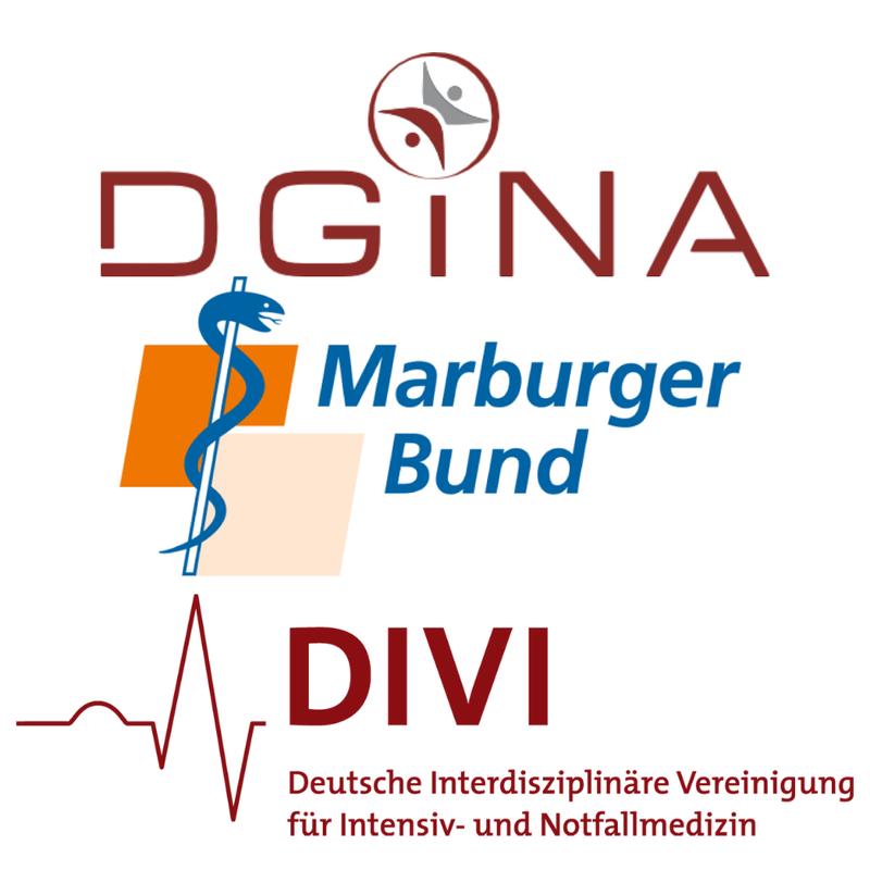 Logos der DIVI und ihrer Partner