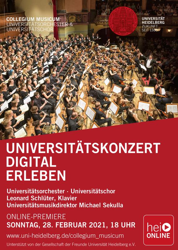 Plakat Universitätskonzert Digital 2021