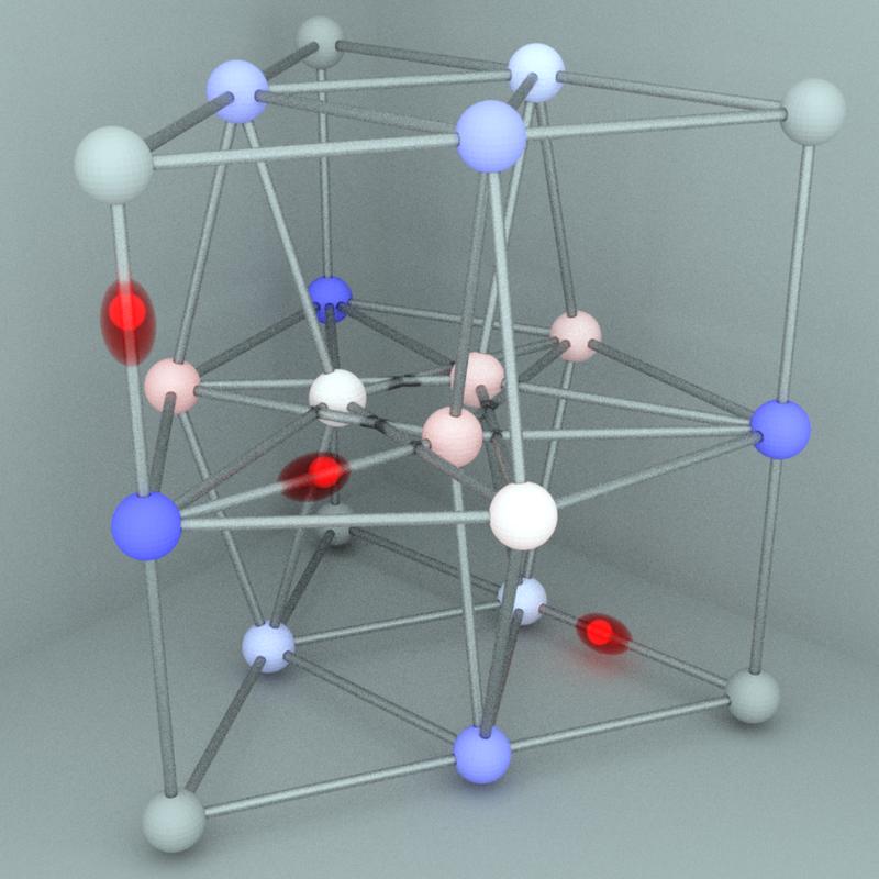 Lichtteilchen im 3D-Netzwerk: Photonen bewegen sich entlang der Verbindungsstränge durch komplexe Netzwerke. Dabei sammeln sie sich in der oberen und unteren Schicht und praktizieren social distancing in der Mitte 