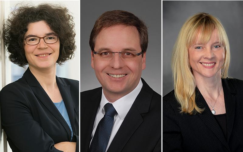 Foto von links: Dr. Beate Feuchte, Prof. Dr. Georg Ankerhold, Prof. Dr. Sibylle Treude