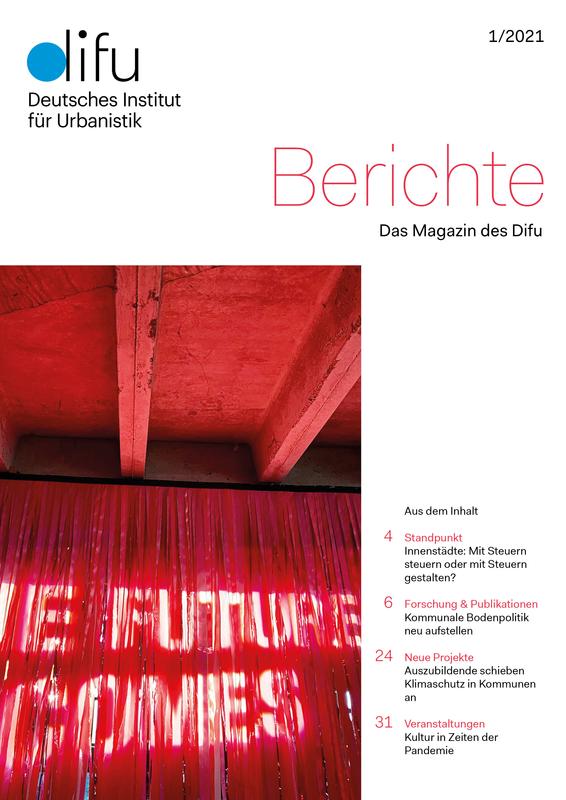 Cover Berichte 1/2021