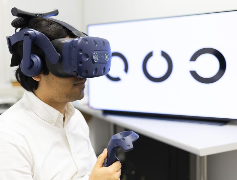 Untersuchung der Orientierungsfähigkeit bei Patientinnen mithilfe einer VR-Brille
