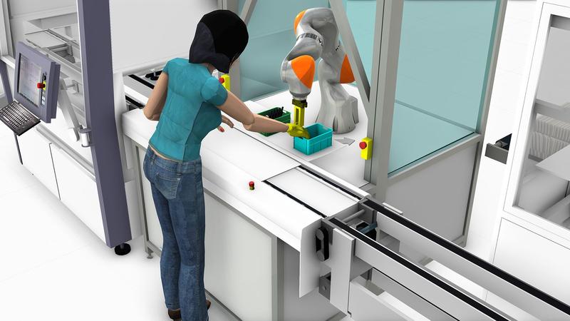 Präzise Modelle von Mensch und Roboter bilden die Grundlage des »Cobot-Planers«