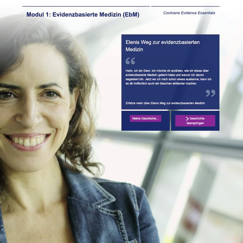 Screenshot der Evidence Essentials mit Protagonistin Eleni
