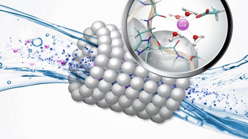 Spezielle Peptidverbindungen in Form eines Filters agieren als biologische Angel, um Gallium aus Industrieabwässern herauszulösen.