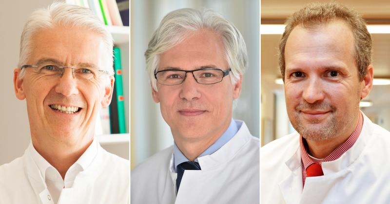v.l.n.r.: Professor Rainer Wirth, Professor Jürgen M. Bauer, Professor Hans Jürgen Heppner 