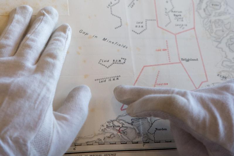 Where are the wrecks located? Scientists peruse archive documents regarding the progression of battles.