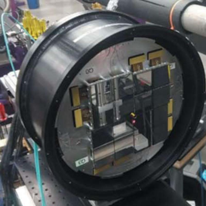 Mit dem Detektor am SLAC können Einheiten bis zu 10ˉ10 m untersucht werden.