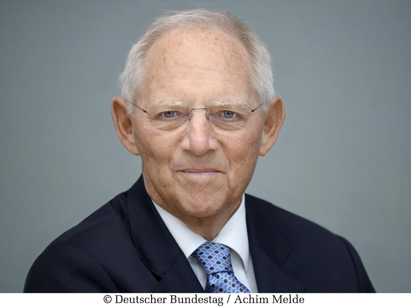 Bundestagspräsident Dr. Wolfgang Schäuble