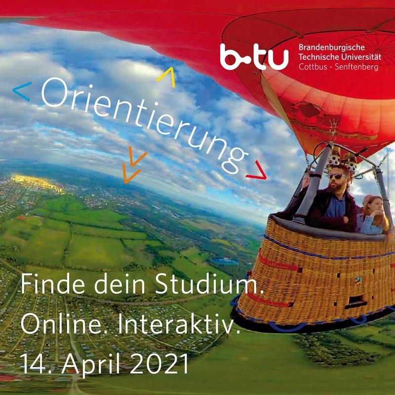 Banner zum Uni-Info-Tag.online an der BTU Cottbus–Senftenberg