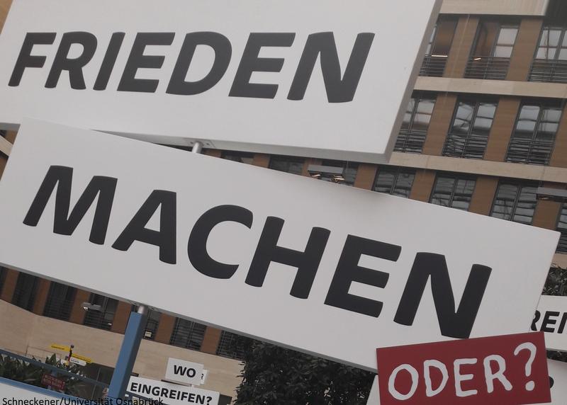 In der Stadt des Friedens den Frieden studieren: Zum Wintersemester startet an der Universität Osnabrück ein neuer Master „Conflict Studies and Peacebuilding“. Eine Bewerbung ist ab 15. Mai möglich.