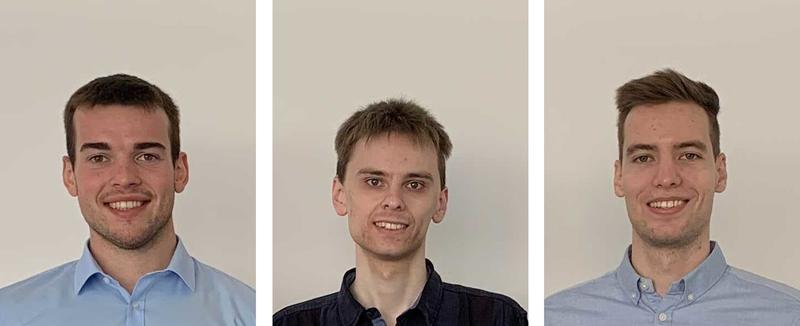 Das studentische Team hinter „The Social Engineer“: Daniel Hirschle, Fabian Fischbach und Pascal Jansen (v.l.)