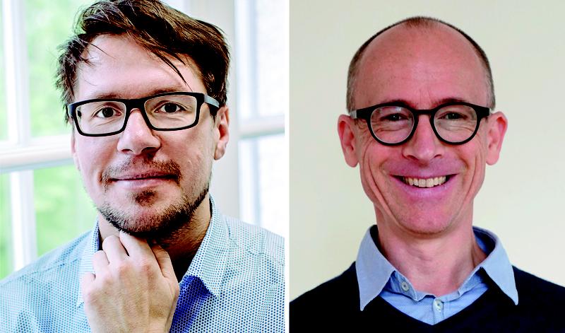 Prof. Dr. Steve Strupeit und Prof. Dr. Daniel Rellstab (v.l.) komplettieren als neue Prorektoren nun das Rektorat der Pädagogischen Hochschule Schwäbisch Gmünd.