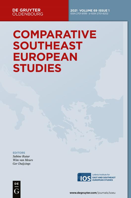 Das Cover von Heft 1/2021 von „Comparative Southeast European Studies“.