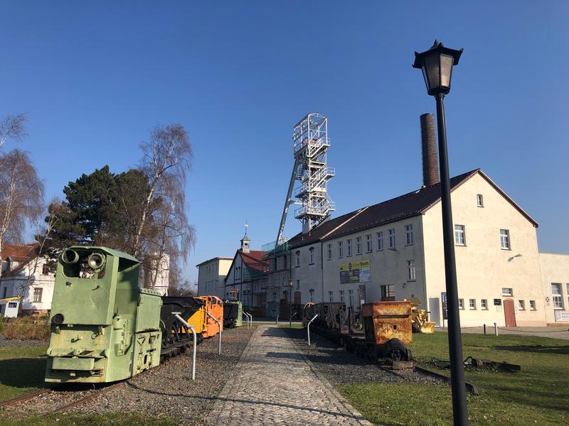 Blick auf das Forschungs- und Lehrbergwerkes "Reiche Zeche".