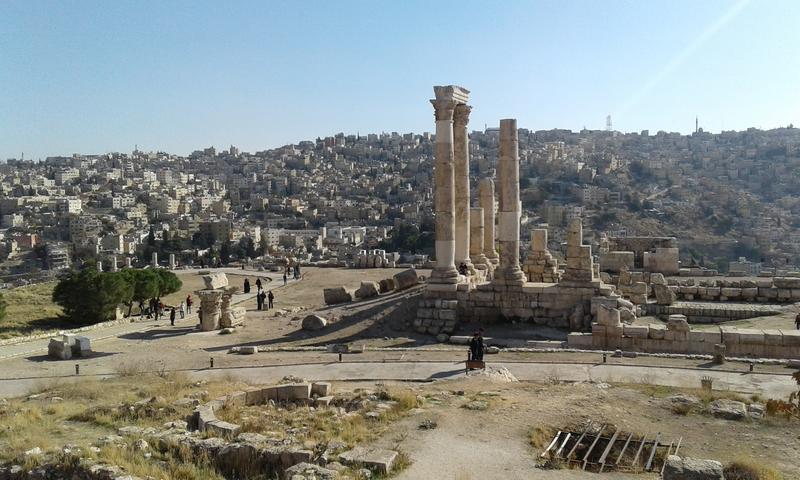 Der Tempel des Hercules (2. Jh. n. Chr.) im Herzen des modernen Amman ist der eindrücklichste Überrest der antiken Stadt Philadelphia.
