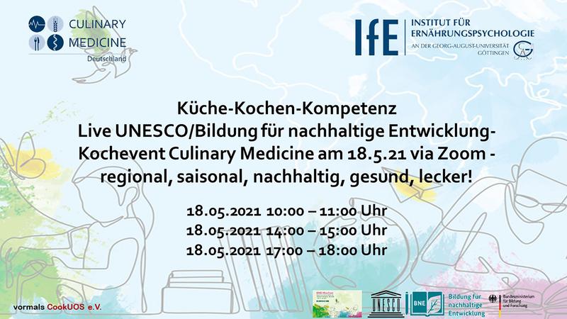 Küche-Kochen-Kompetenz! – Live Culinary Medicine Kochkurs - regional, saisonal, nachhaltig, gesund und lecker!