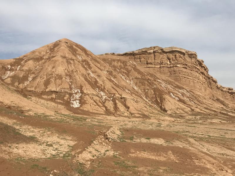 An 2,6 Kilometer mächtigen Gesteinsschichten untersuchten die Forscher 12 Millionen Jahre Klimageschichte der nördlichen Arabischen Halbinsel. 
