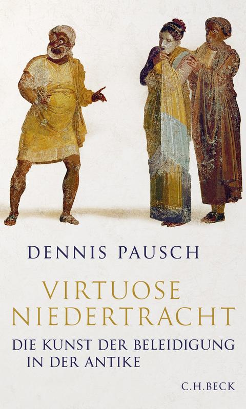 Buchcover "Virtuose Niedertracht"