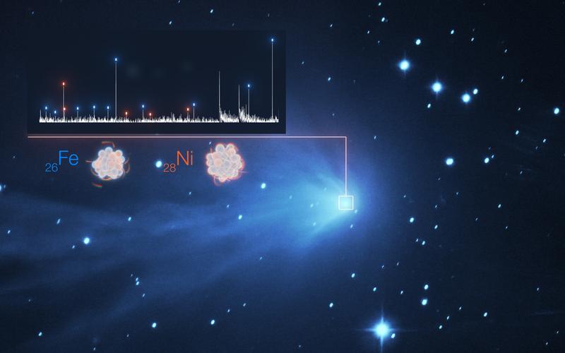 Nachweis von Schwermetallen in der Atmosphäre des Kometen C/2016 R2