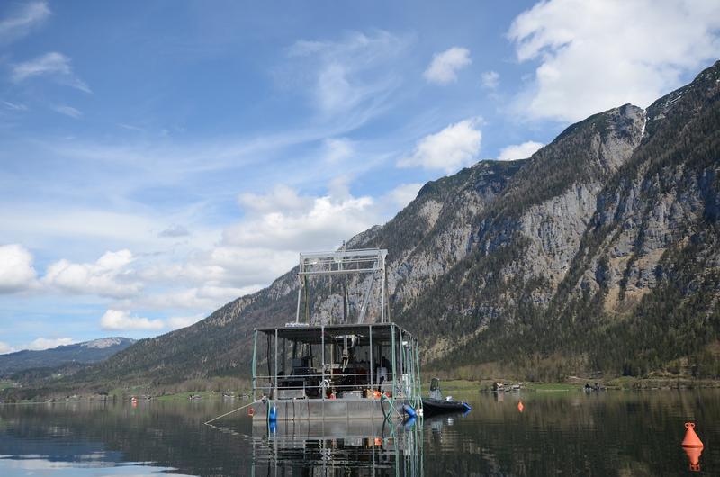 Hallstatt, Bohrinsel