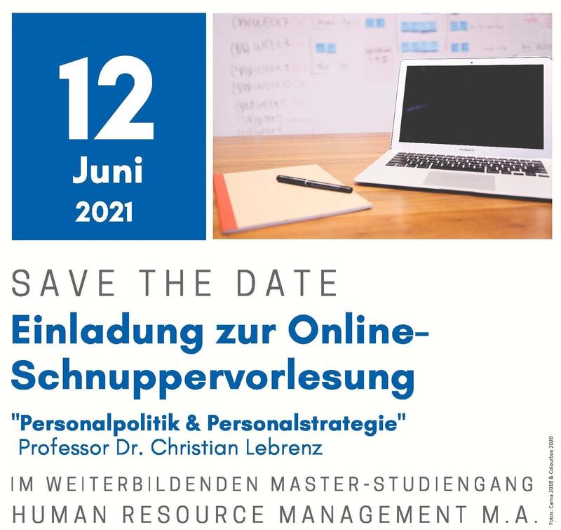 Online-Schnuppervorlesung Human Resource Management 