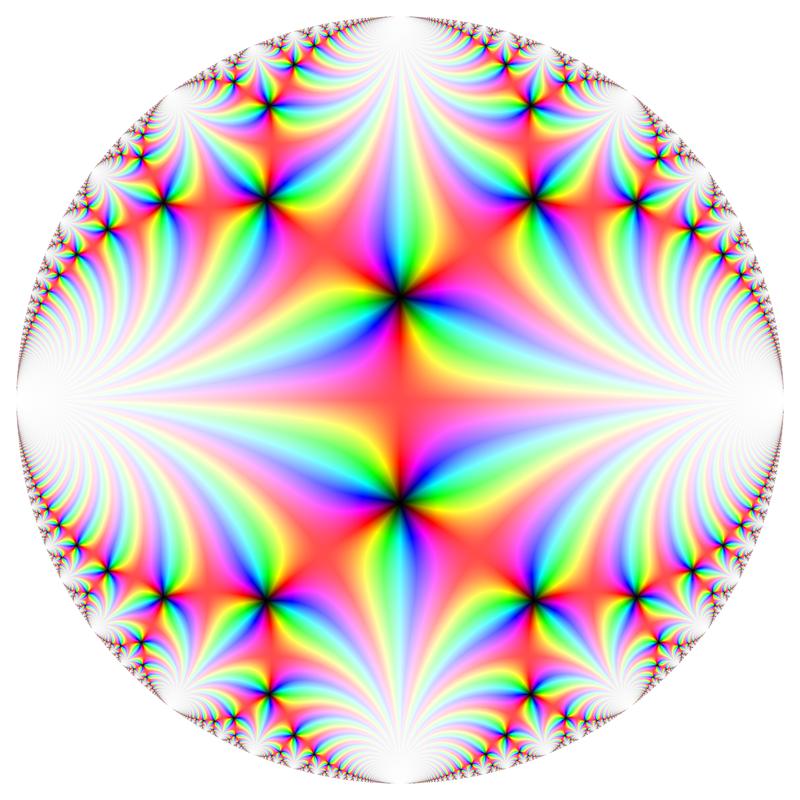 Über die mathematische Technik der Uniformisierung können komplizierte geometrische Räume als hoch symmetrische geometrische Muster dargestellt werden.