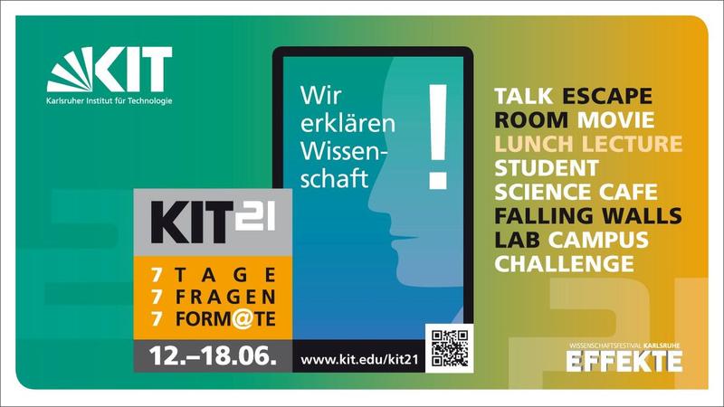 7 Tage voller Wissenschaft: Mit abwechslungsreichen und partizipativen Online- und Hybridangeboten beteiligt sich das KIT am Karlsruher Wissenschaftsfestival EFFEKTE (Bild: Christine Heinrich) 