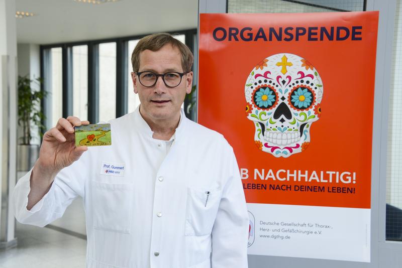 Prof. Dr. Jan Gummert initiierte federführend die Organspende-Kampagne "Schenk Leben nach Deinem Leben"