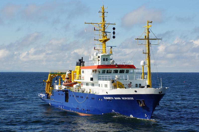 Ziel der Expedition mit dem IOW-Schiff ELISABETH MANN BORGESE im Rahmen der DAM-Pilotmission "Mobile Grund-Fischerei Ostsee" ist eine umfassende Bestandsaufnahme der Beschaffenheit des Meeresgrundes in Meeresschutzgebieten von Fehmarnbelt und Oderbank.