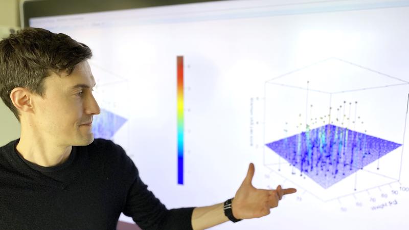 Datenforscher: Thijs Defraeye vom "Biomimetic Membranes and Textiles" Labor der Empa in St. Gallen erzeugt digitale Zwillinge auf der Basis von komplexen mathematischen Modellen.