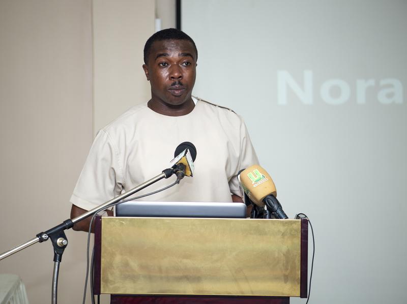 Dr. Eric Ofosu Antwi, Direktor des Regional Center for Energy and Environmental Sustainability (RCEES), hob die Bedeutung des MoNaL-Projektes als Beitrag zur nachhaltigen Entwicklung in Ghana hervor. 