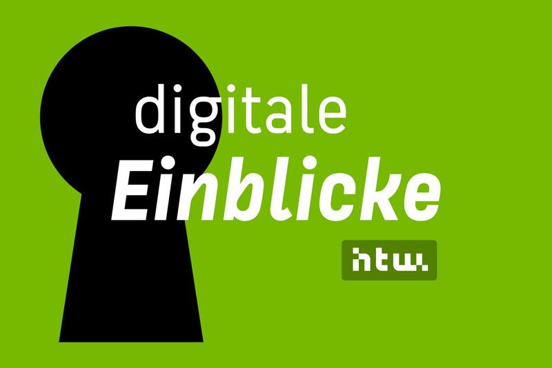 Wort-Bild-Marke der digitalen Einblicke an der HTW Berlin