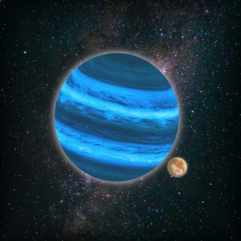 Auf Monden freischwebender Planeten kann flüssiges Wasser existieren.