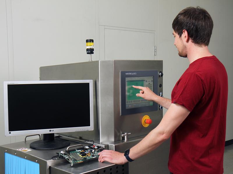 Die Kaiserslauterer Forscher arbeiten daran, die Röntgeninspektionsmaschine effizienter zu machen. 