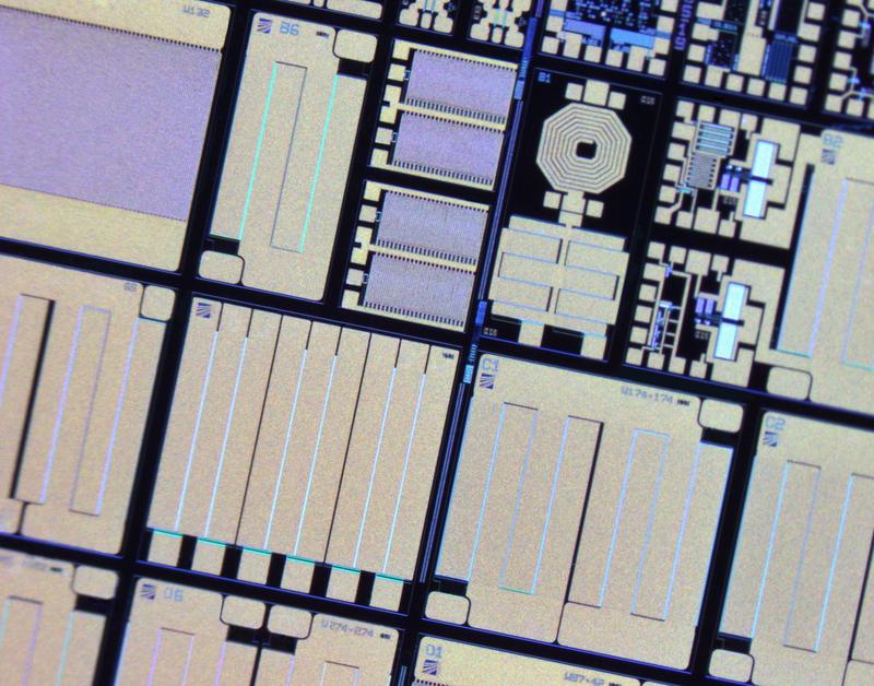 Die innovativen GaN-on-Si Chipdesigns des Fraunhofer IAF bieten effiziente und hochkompakte Bauteile für künftige Niedervolt-Anwendungen. 