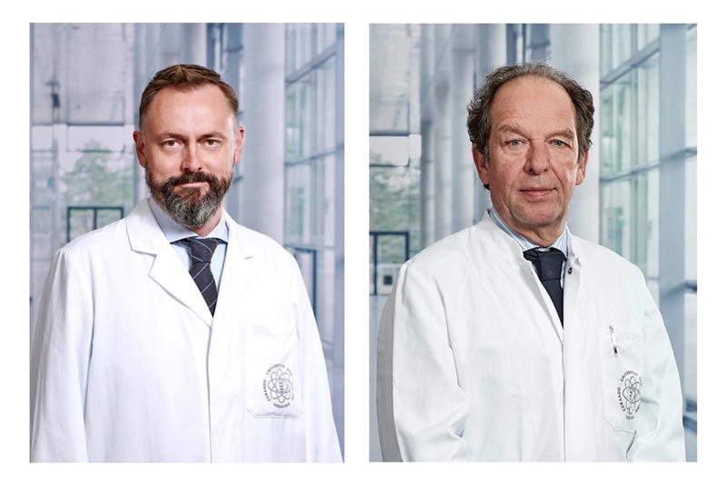 ): Prof. Lüder H. Meyer (links) und Prof. Klaus-Michael Debatin 