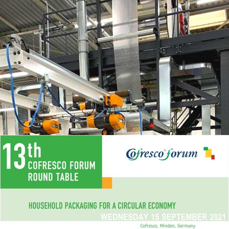 13th Cofresco Forum Round Table, 15 September 2021 in Minden (Germany): Household Packaging for a Circular Economy