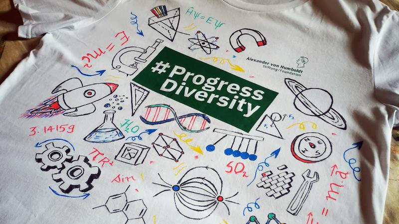 Mit der Kampagne #ProgressDiversity engagiert sich die Humboldt-Stiftung für die Förderung von Diversität in Wissenschaft und Forschung.