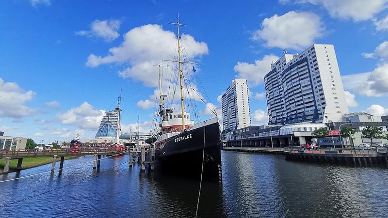 Die SEEFALKE im Museumshafen.