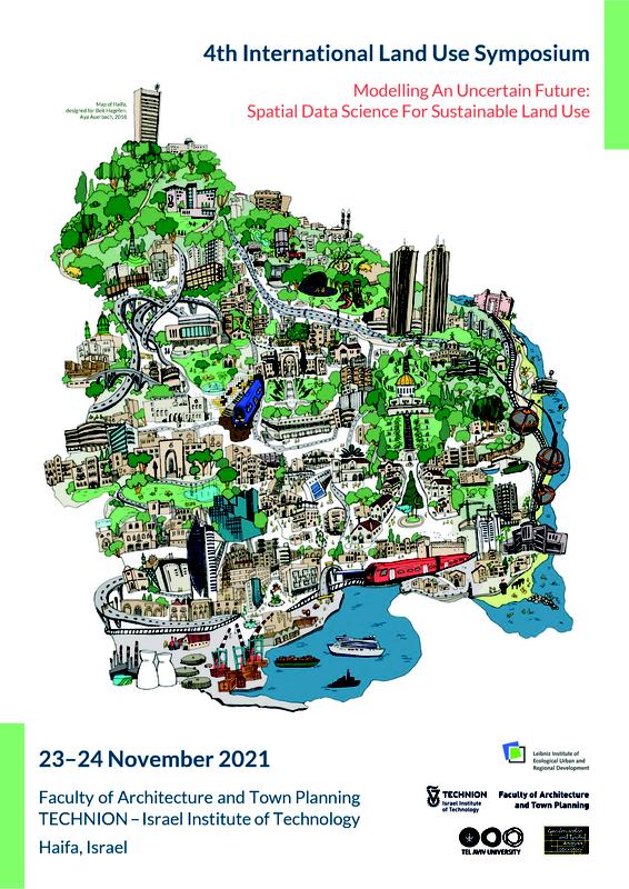 Poster ILUS 2021 (Map of Haifa, designed for Beit Hagefen)