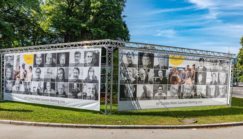 The Laureates Gallery in front of Lindau Island